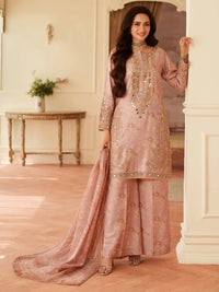 03-Piece Lawn Suit With Embroidery - Ready To Wear