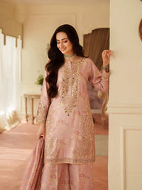 03-Piece Lawn Suit With Embroidery - Ready To Wear