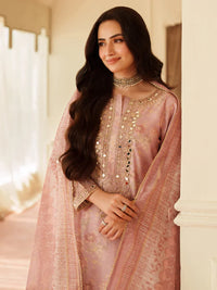 03-Piece Lawn Suit With Embroidery - Ready To Wear