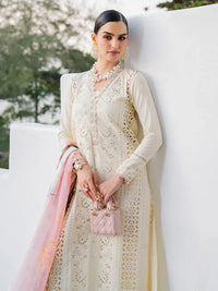 03-Piece Lawn Suit With Embroidery - Ready To Wear