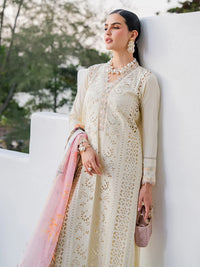 03-Piece Lawn Suit With Embroidery - Ready To Wear