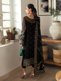 Midnight Gold - Embroidered Chiffon Suit | Ready To Wear