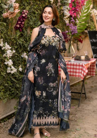3 Piece Stitched Lawn Suit - Ready To Wear