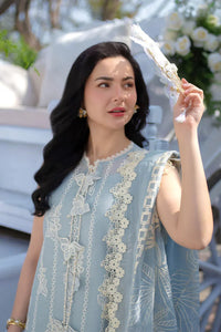 Cloud Blue - Embroidered Lawn Suit | Ready To Wear