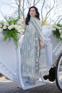 Cloud Blue - Embroidered Lawn Suit | Ready To Wear