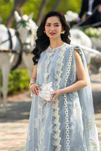 Cloud Blue - Embroidered Lawn Suit | Ready To Wear