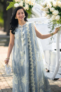 Cloud Blue - Embroidered Lawn Suit | Ready To Wear