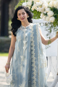 Cloud Blue - Embroidered Lawn Suit | Ready To Wear