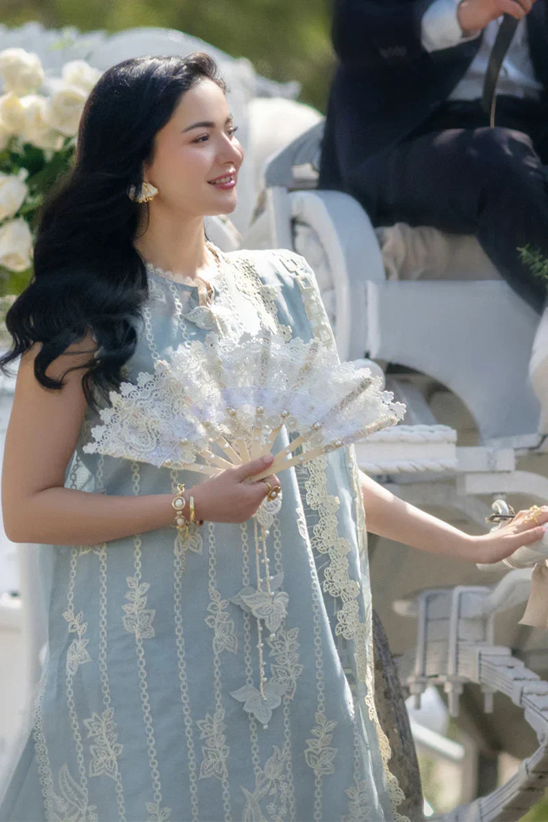 Cloud Blue - Embroidered Lawn Suit | Ready To Wear
