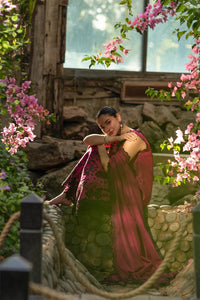 Shocking Pink - Embroidered Lawn Suit With Net Dupatta | Ready To Wear