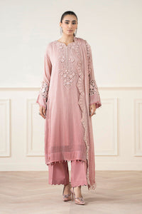 3 Piece Stitched Chiffon Embroidery Suit - Ready To Wear