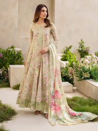 03-Piece Printed Lawn Suit With Embroidery - Ready To Wear