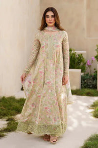 03-Piece Printed Lawn Suit With Embroidery - Ready To Wear