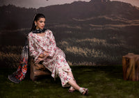 3 Piece Stitched Lawn Suit - Ready To Wear