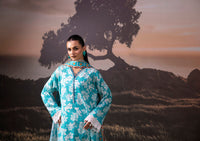 3 Piece Stitched Lawn Suit - Ready To Wear