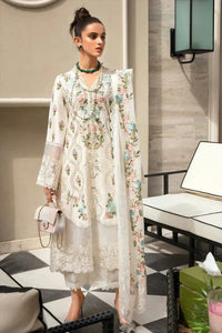03-Piece Lawn Suit With Embroidery - Ready To Wear