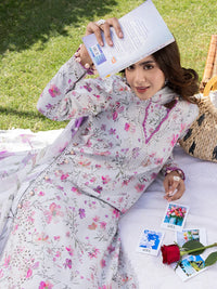 03-Piece Printed Lawn Suit - Ready To Wear