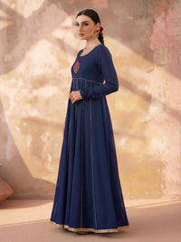 TANIA - NAVY PISHWAS SET
