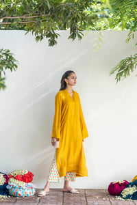 NORA - YELLOW KURTA SET