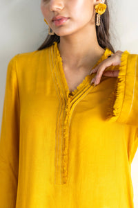NORA - YELLOW KURTA SET