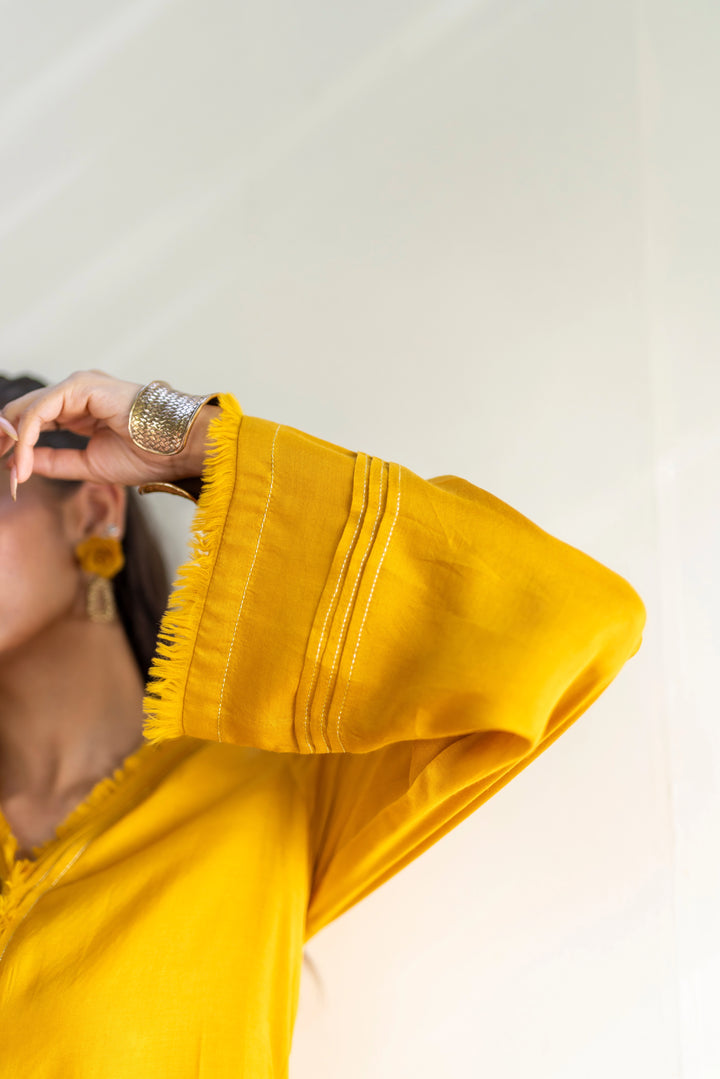NORA - YELLOW KURTA SET