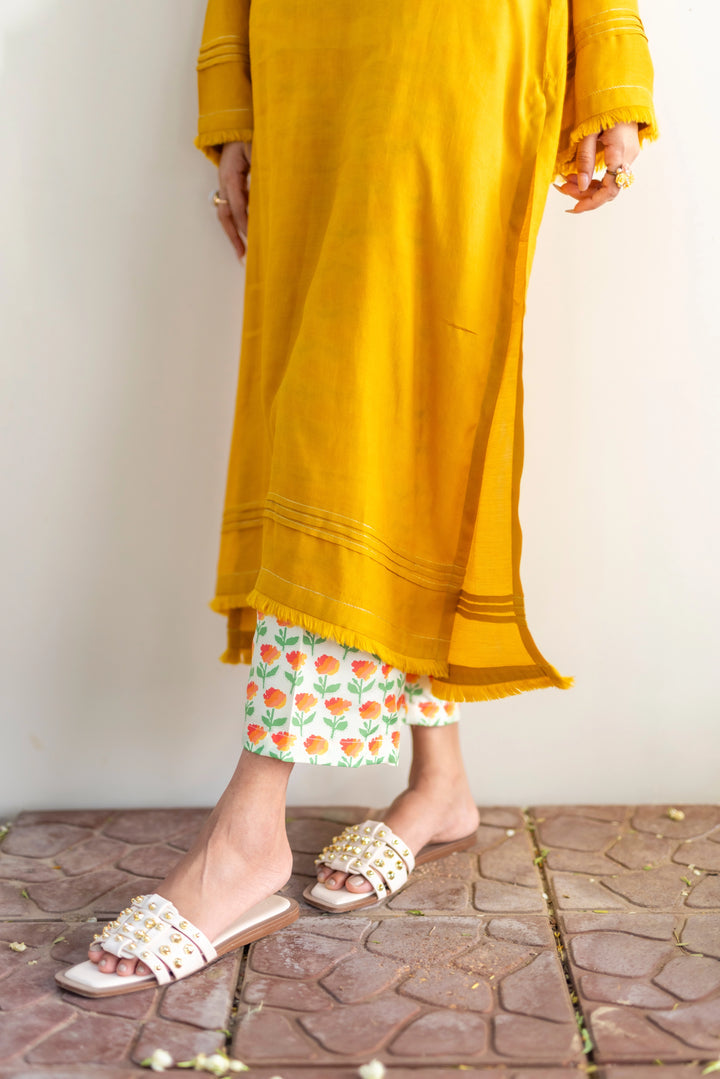 NORA - YELLOW KURTA SET