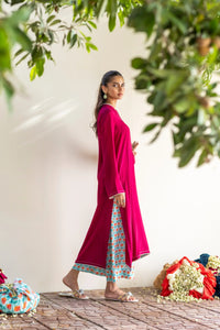 Rania - Plum Kurta Set