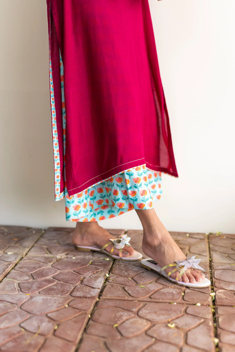 Rania - Plum Kurta Set