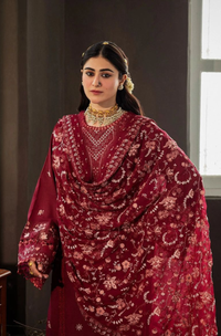 Designer Suit Premium Luxury Embroidered Chiffon - 3 PC Ready To Wear
