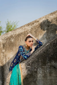 03-Piece Chiffon Suit With Heavy Embroidery - Ready To Wear
