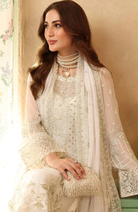 03-Piece Chiffon Suit With Embroidery - Ready To Wear