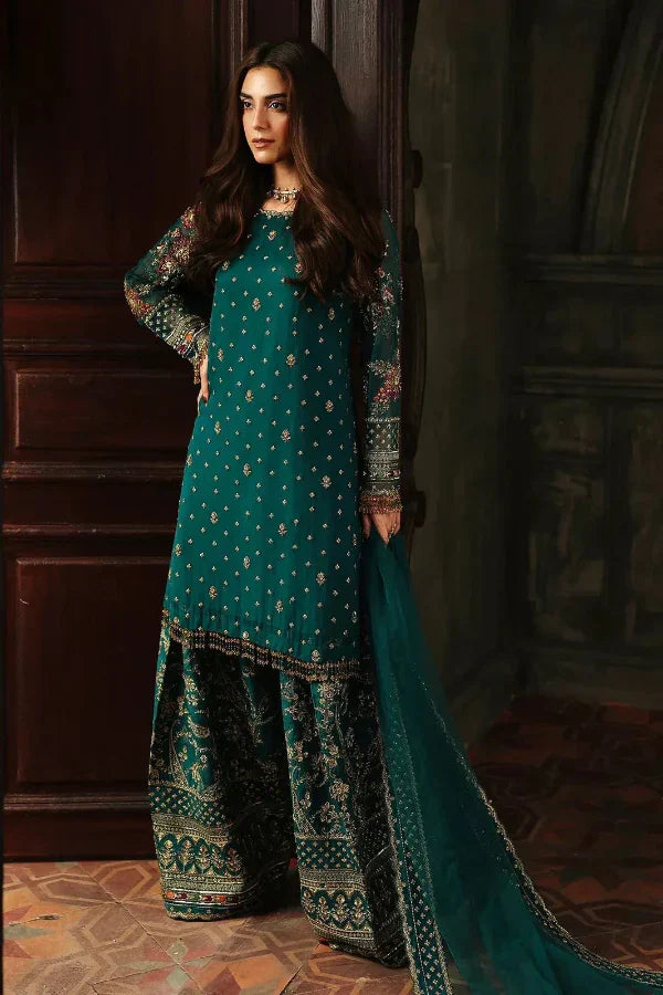 03-Piece Chiffon Suit With Embroidery | Ready To Wear