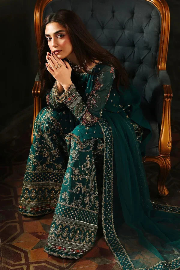 03-Piece Chiffon Suit With Embroidery | Ready To Wear