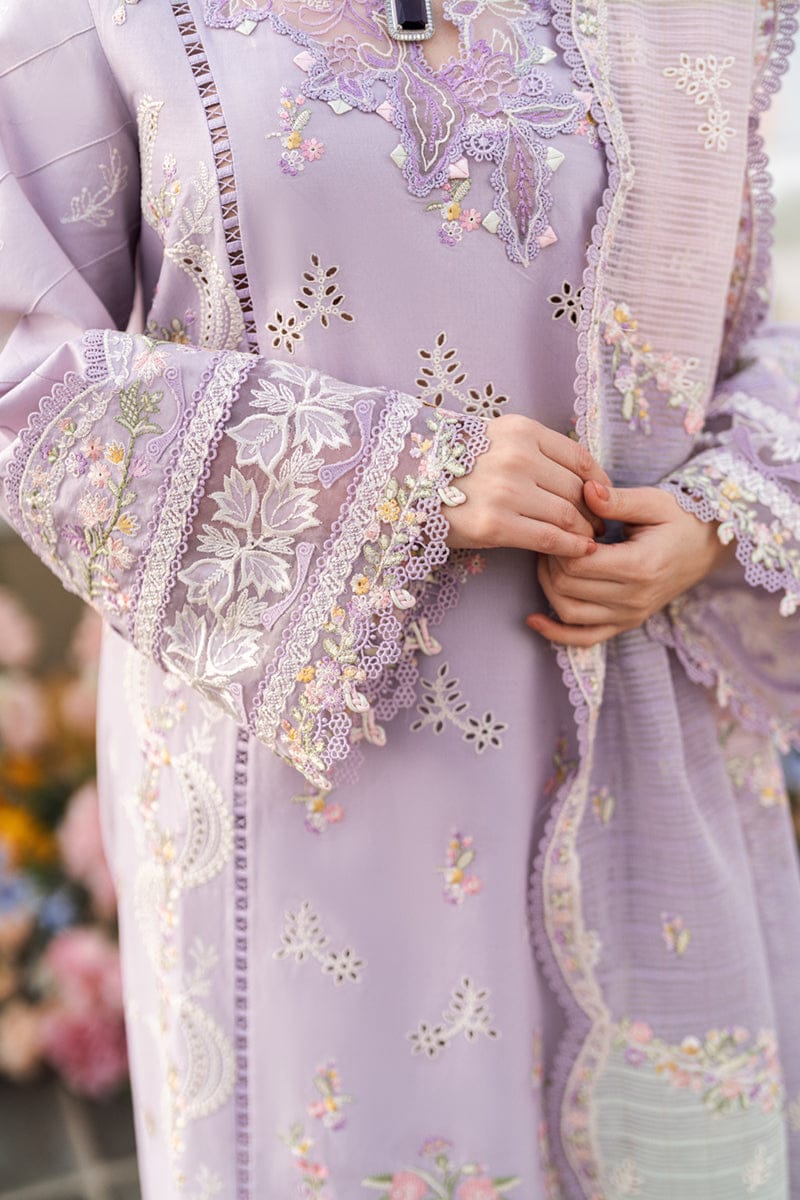 3 Piece Stitched Embroidery Chikankari Suit - Ready To Wear