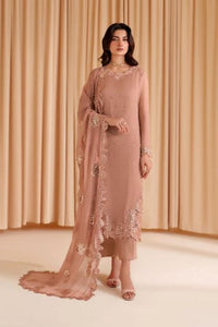 3 Piece Stitched Chiffon Suit - Ready To Wear