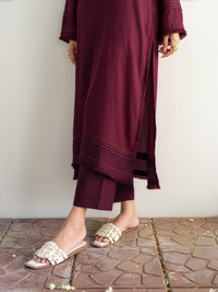Sajal - Burgundy