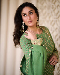 3 Piece Stitched Chiffon Suit - Ready To Wear