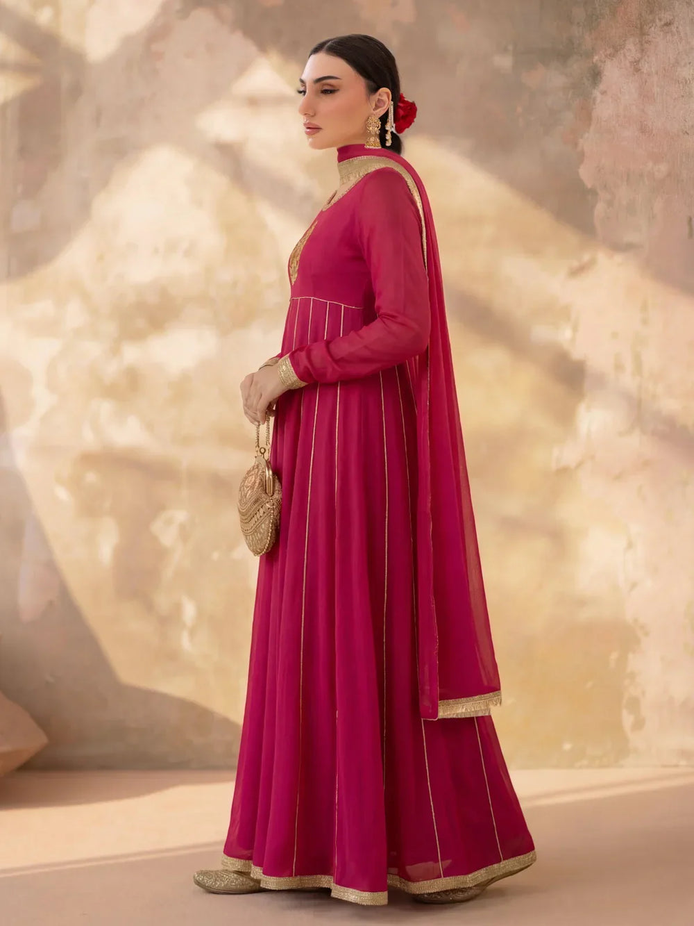TANIA - PINK PISHWAS SET