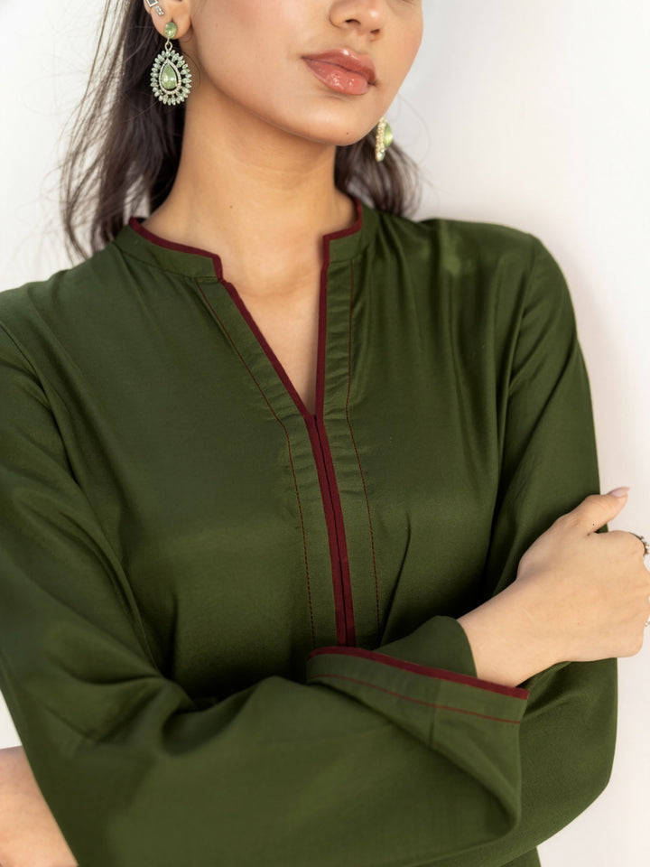 SAMAYRA - GREEN KURTA SET
