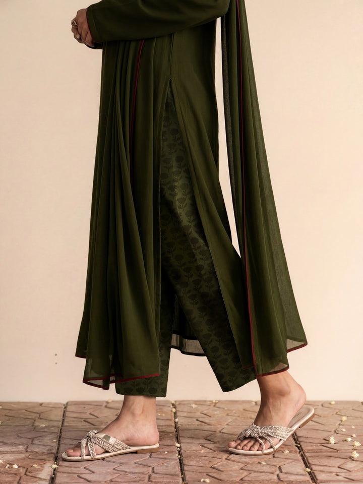 SAMAYRA - GREEN KURTA SET