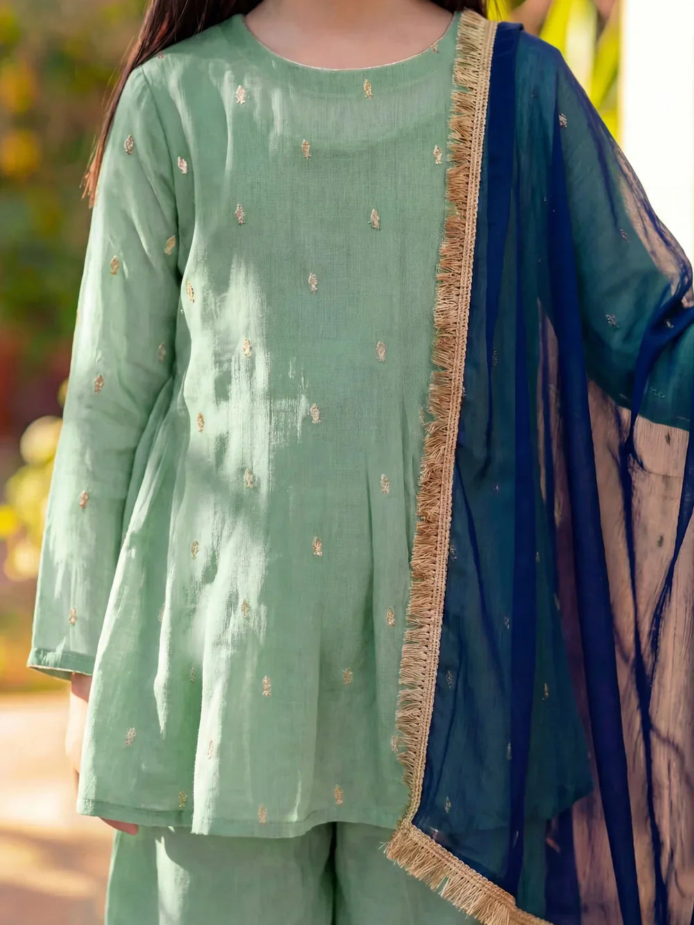 ROHA - MINT PEPLUM SET