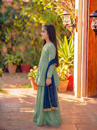 ROHA - MINT PEPLUM SET