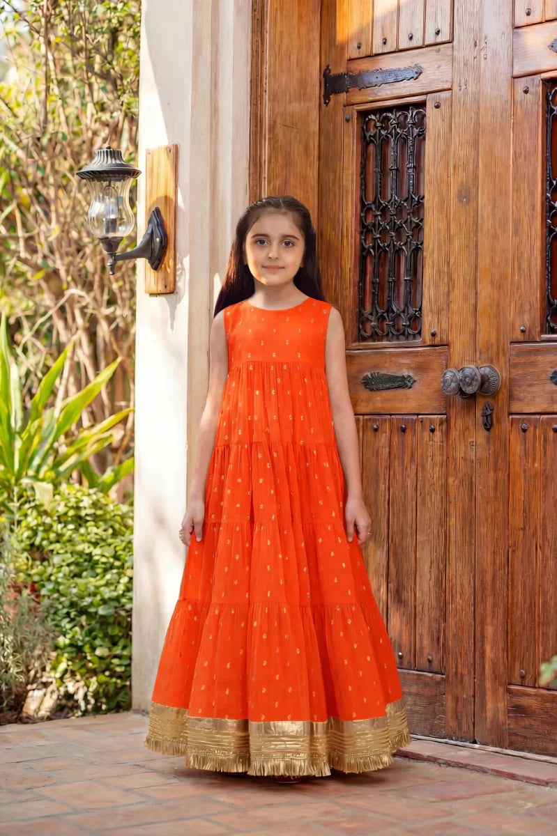 ZOEY - ORANGE FROCK