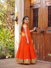 ZOEY - ORANGE FROCK