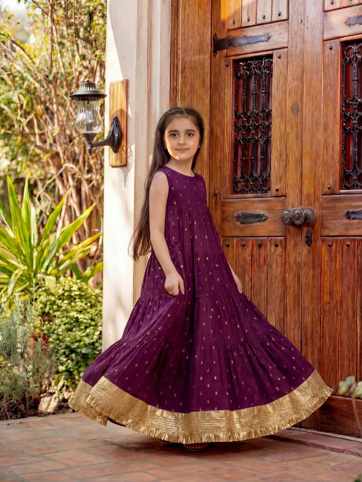 ZOEY - PURPLE FROCK