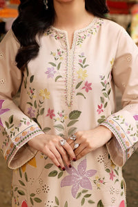 03-Piece Lawn Suit With Chikankari Embroidery- Ready To Wear