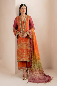 03-Piece Chiffon Suit With Embroidery - Ready To Wear