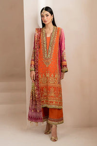 03-Piece Chiffon Suit With Embroidery - Ready To Wear