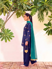 WANIYA - NAVY FAQRSHI SET