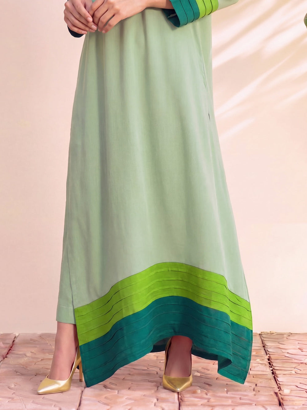 Mint Oasis | Kaftan Set